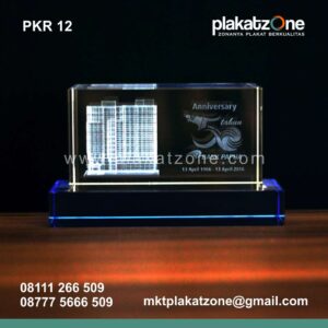 plakat kristal bank papua elegan