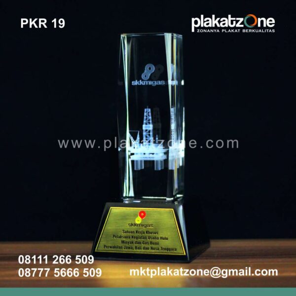 jual plakat kristal elegan